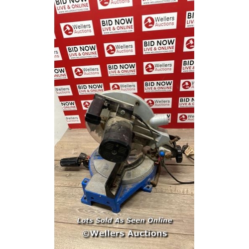 3089 - NUTOOL MS250P COMPOUND MITRE SAW / POWERS UP / SIGNS OF USE / P10