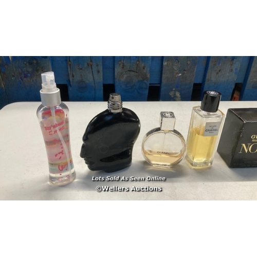 3667 - BAG OF PART USED PERFUMES AND FRAGRANCES INCL. GUESS AND CHANEL