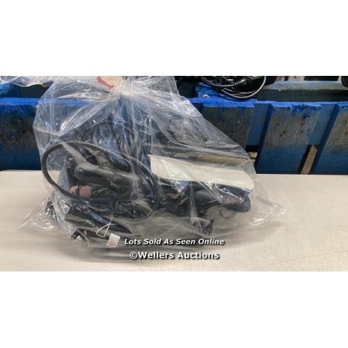 3673 - BAG OF PRE-OWNED HAIR STRAIGHTENERS