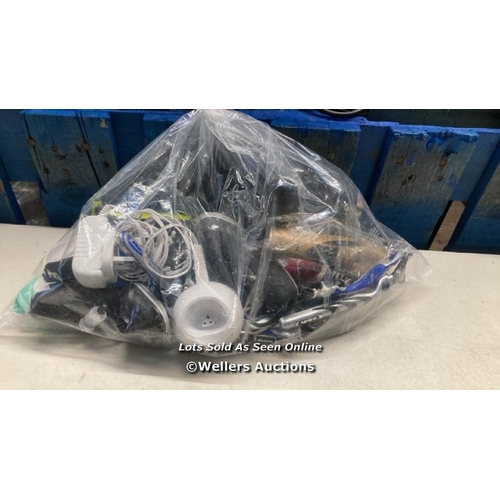 3676 - BAG OF PRE-OWNED SHAVERS AND TRIMMERS