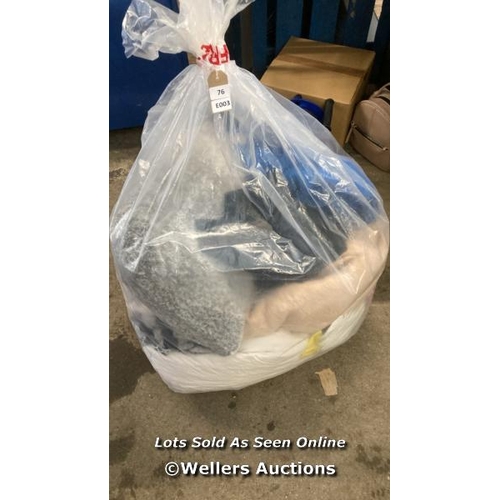 3682 - BAG OF PRE-OWNED BLANKETS AND TOWELS