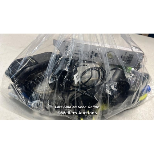 3684 - BAG OF PRE-OWNED SHAVERS AND TRIMMERS