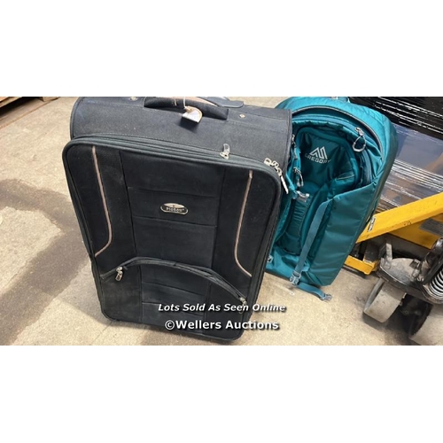 3721 - X2 PRE-OWNED SUITCASE INCL. PIGEON