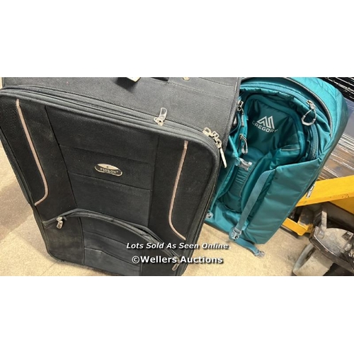 3721 - X2 PRE-OWNED SUITCASE INCL. PIGEON