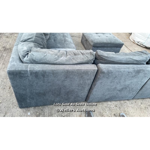 2257 - THOMASVILLE TISDALE 6PC. SECTIONAL FABRIC SOFA, APPEARS TO BE EX-DISPLAY