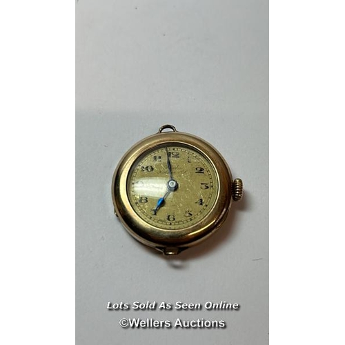 201 - Pendant pocket watch wit gold filled case / SF