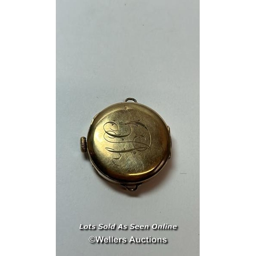 201 - Pendant pocket watch wit gold filled case / SF