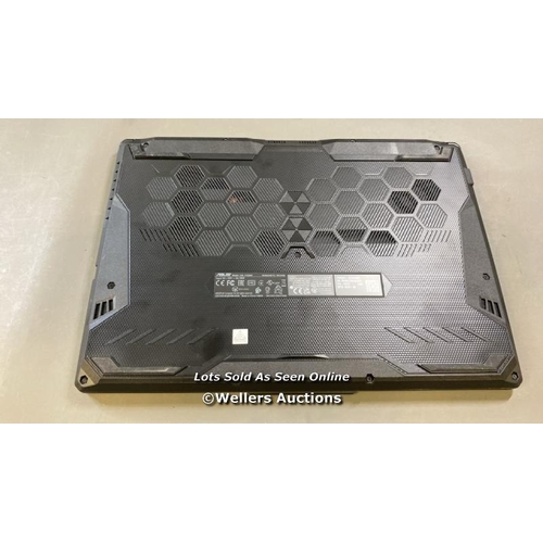 9627 - ASUS TUF GAMING LAPTOP MODEL FX506H / 16GB RAM / 1TB + 500GB HD / I5-11400H @ 2.70GHZ / SN: R6NRCX00... 