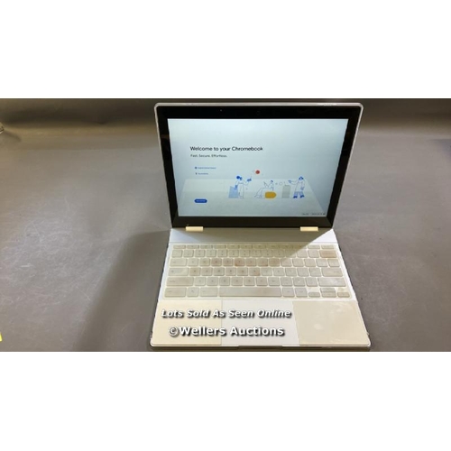 9631 - GOOGLE CHROMEBOOK / C0A / SN: 8B10G061KA / RESTORED TO FACTORY DEFAULTS