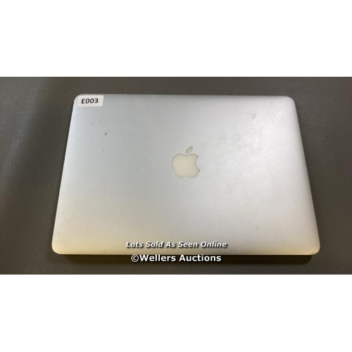 9637 - APPLE MACBOOK AIR 13