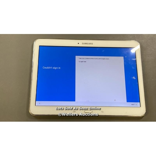 9643 - SAMSUNG GALAXY TAB 4 10.1'' / WI-FI / SM-T530 / SN: R52G216HKQH / GOOGLE ACCOUNT UNLOCKED / RESTORED... 