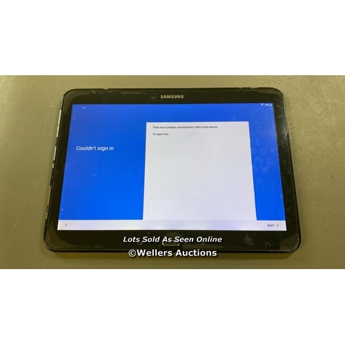 9645 - SAMSUNG GALAXY TAB 4 10.1'' / WI-FI / SM-T530 / SN: R52G3225WHD / GOOGLE ACCOUNT UNLOCKED / RESTORED... 