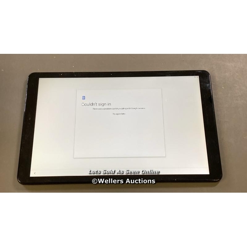 9650 - SAMSUNG GALAXY TAB A 10.5'' (2018) / WI-FI / SM-T590 / SN: R52M500H36N / GOOGLE ACCOUNT UNLOCKED / R... 