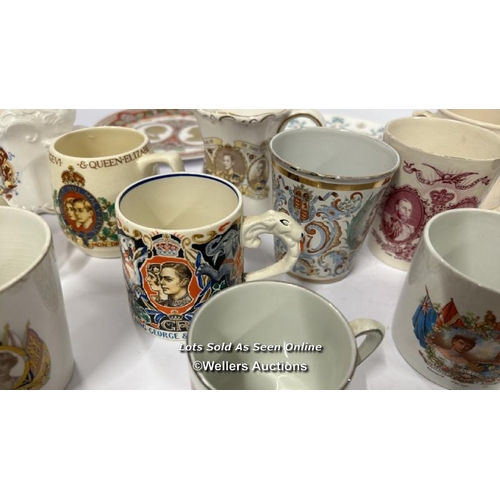 69 - A large collection of commemorative ware from Queen Victoria to Queen Elizabeth II / AN14