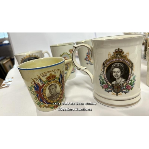 69 - A large collection of commemorative ware from Queen Victoria to Queen Elizabeth II / AN14