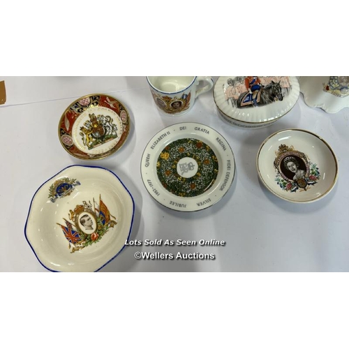 69 - A large collection of commemorative ware from Queen Victoria to Queen Elizabeth II / AN14