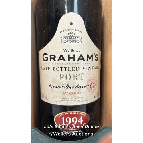 76 - Boxed magnum (150cl) of 1994 Grahams Port, 20% Vol, unopened / AN15