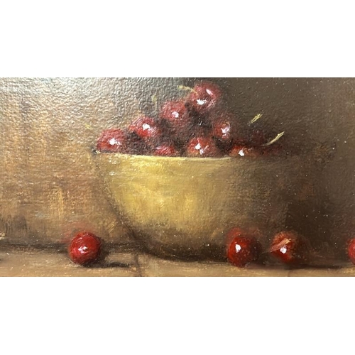 117 - Still life oil on canvas, 