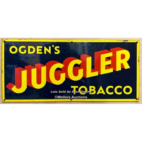 134 - Vintage enamel tobacco sign 