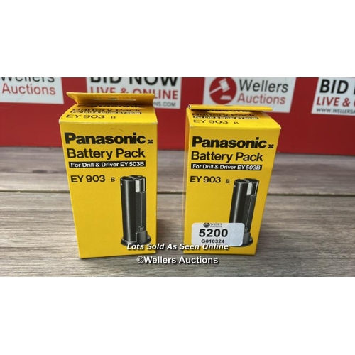 5200 - EY903 PANASONIC 2.4V BATTERY PACK FOR CORDLESS DRILL & SCREWDRIVER / G70