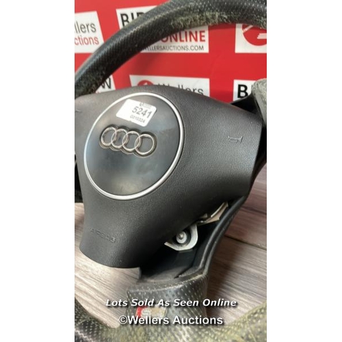 5241 - 2005 AUDI A4 B6 S-LINE COMPLETER STEERING WHEEL 8E0419091 / G54