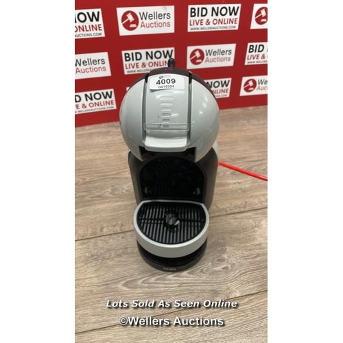 4009 - DOLCE GUSTO BY KRUPS MINI ME COFFEE MACHINE / POWERS UP / SIGNS OF USE / C16