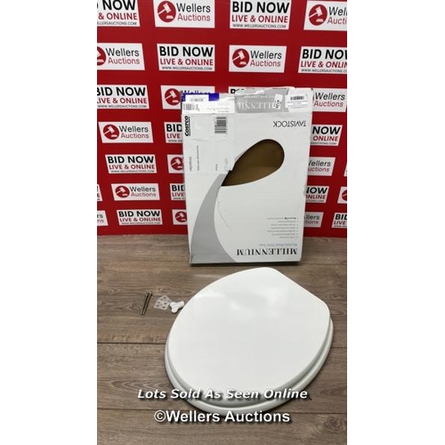 4126 - TAVISTOCK MEMPHIS TOILET SEAT / MINIMAL SIGNS OF USE / WITHOUT FITTINGS / C7