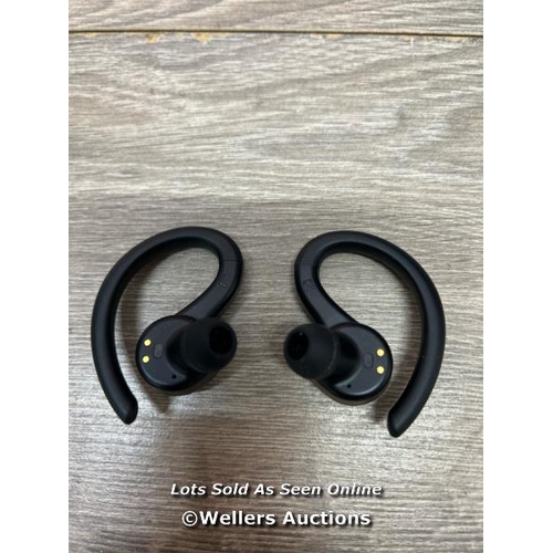 8006 - JLAB EPIC AIR SPORT ANC TRUE WIRELESS EARBUDS IN BLACK / POWERS UP & CONNECTS TO BLUETOOTH WITH SOUN... 