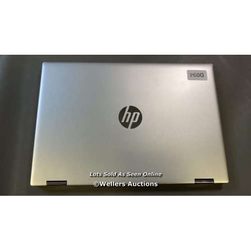 9634 - HP PAVILION X360 14 CONVERTIBLE / 4GB RAM / 128GB HD / I3-1005G1 @ 1.20GHZ / SN: 5CG0224TBR / WINDOW... 