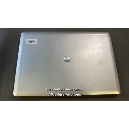 9635 - HP ELITEBOOK / 8GB RAM / 180GB HD / I5-3427U @ 1.80GHZ / WINDOWS 10 OPERATING SYSTEM / POWERS UP & A... 