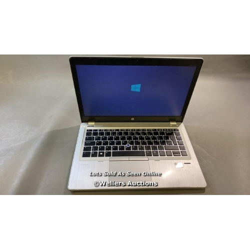 9635 - HP ELITEBOOK / 8GB RAM / 180GB HD / I5-3427U @ 1.80GHZ / WINDOWS 10 OPERATING SYSTEM / POWERS UP & A... 