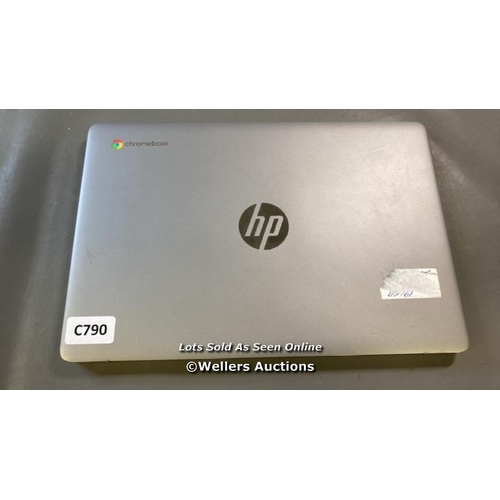 9653 - HP CHROMEBOOK / 14AND006AU / SN: 5CD13733GH / RESTORED TO FACTORY DEFAULTS