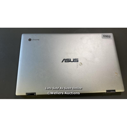 9657 - ASUS CHROMEBOOK / C434T / SN: NANXCV027168404 / RESTORED TO FACTORY DEFAULTS