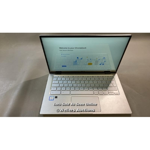 9657 - ASUS CHROMEBOOK / C434T / SN: NANXCV027168404 / RESTORED TO FACTORY DEFAULTS