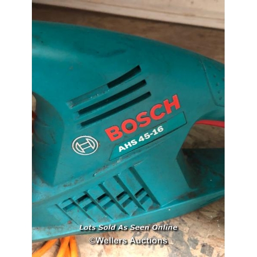 106 - BOSCH AHS 45-16 ELECTRIC HEDGE CUTTER