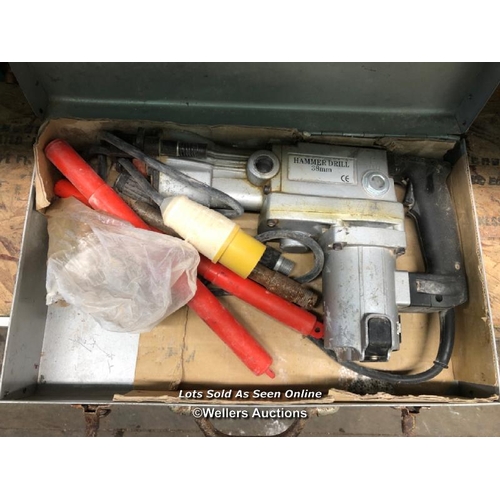 110 - 38MM HAMMER DRILL, IN CASE