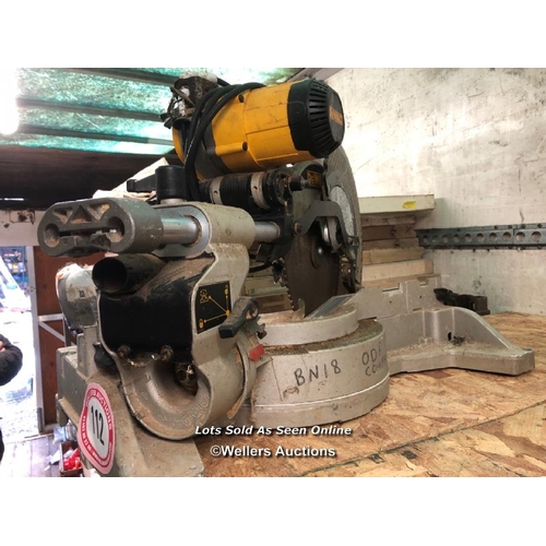 112 - DEWALT DWS7085-QZ / DW718XPS-LX MITRE SAW