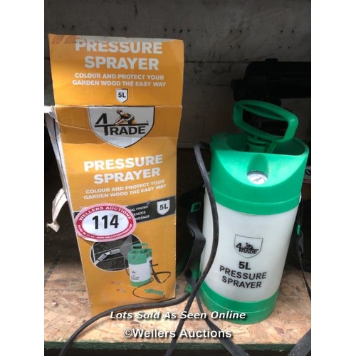 114 - 4TRADE 5L PRESSURE SPRAYER