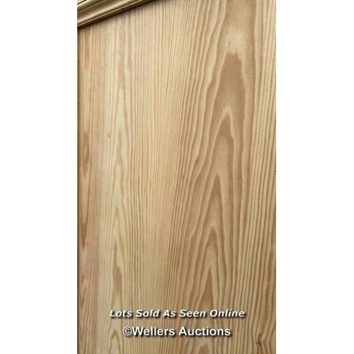 125 - PAIR OF PINE DOORS, 2.6M (H) X 70CM (W) X 4.5CM (D)