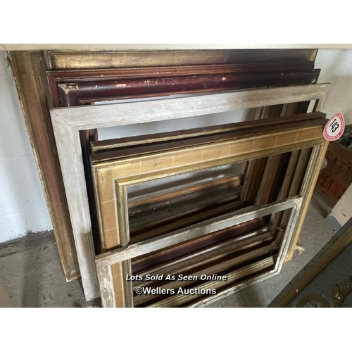 143 - 9X ASSORTED PICTURE FRAMES