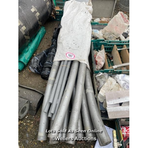 187 - QUANTITY OF PIPE LAGGING