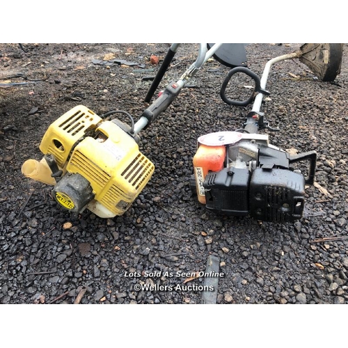 2 - 2X STRIMMERS INCL. RYOBI RCT2800B AND MCCULOUGH