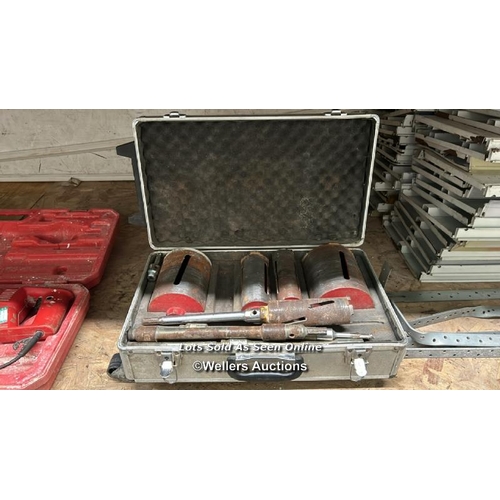 65 - DIAMOND DRILL HOLE SAWS, IN IN CASE