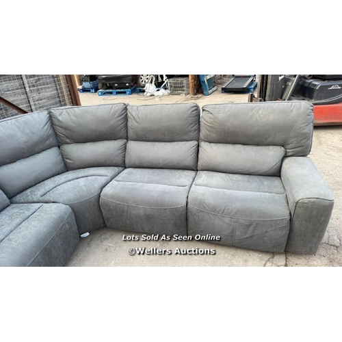 Gilman Creek Sweeny Fabric Reclining Sectional Sofa with Power