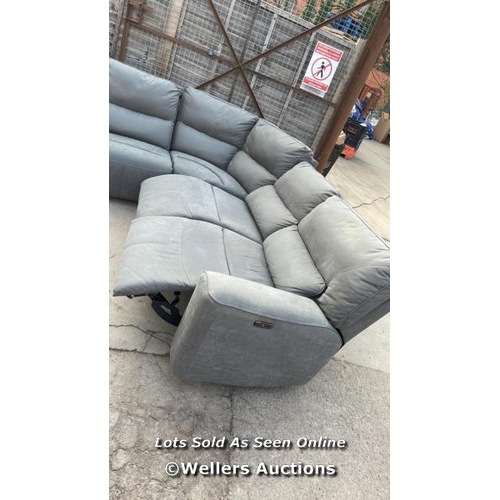 Gilman Creek Sweeny Fabric Reclining Sectional Sofa with Power