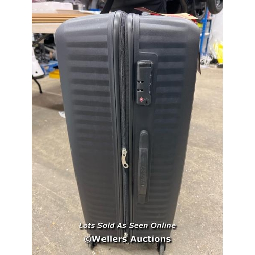 2358 - AMERICAN TOURISTER JETDRIVER LARGE 4 WHEEL SPINNER CASE / SIGNS OF USE / IN GOOD CONDITION / COMBINA... 