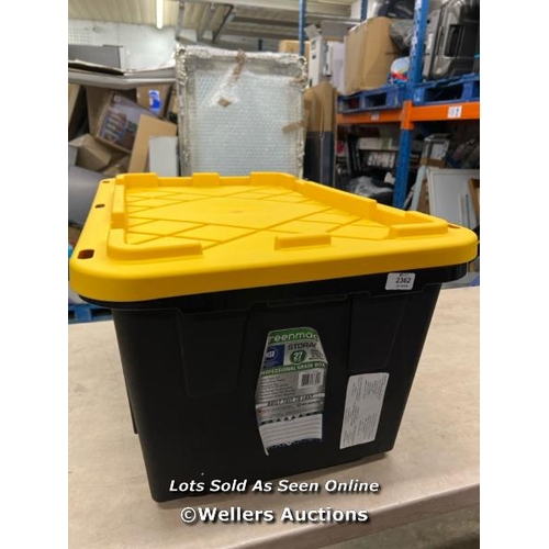 2362 - 102L STORAGE TOTE / MINIMAL SIGNS OF USE / P8