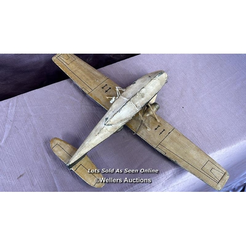 104 - WORLD WAR TWO CATALINA WOODEN FLYING BOAT MODEL