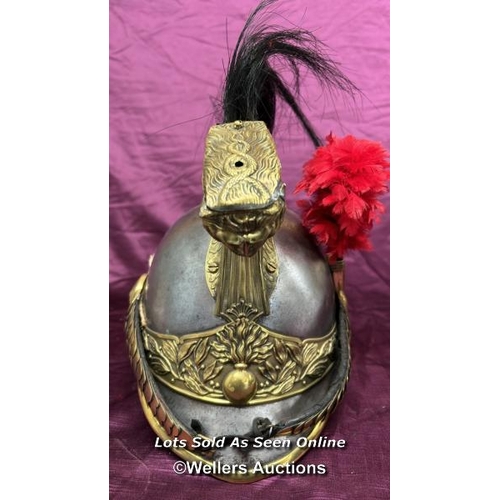 177 - CIRCA 1870'S FRENCH CUIRASSIER HELMET