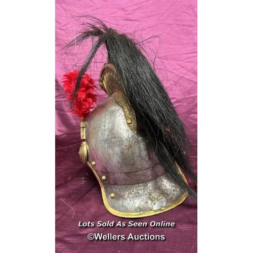 177 - CIRCA 1870'S FRENCH CUIRASSIER HELMET